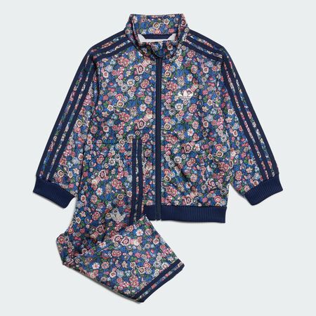 ADIDAS ORIGINALS adidas Originals x Liberty London Firebird Track Suit Kids Night Indigo / Multicolor TODDLERS