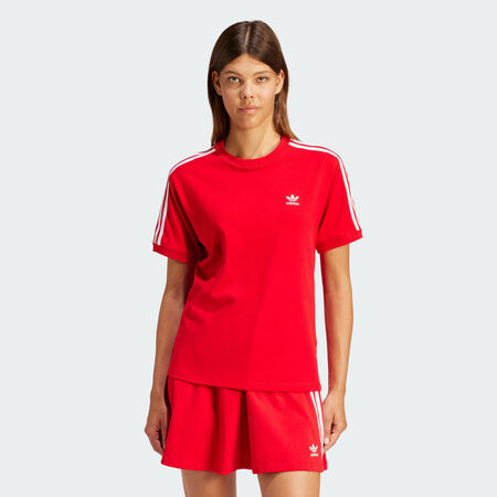 ADIDAS ORIGINALS 3-Stripes Tee Better Scarlet WOMEN