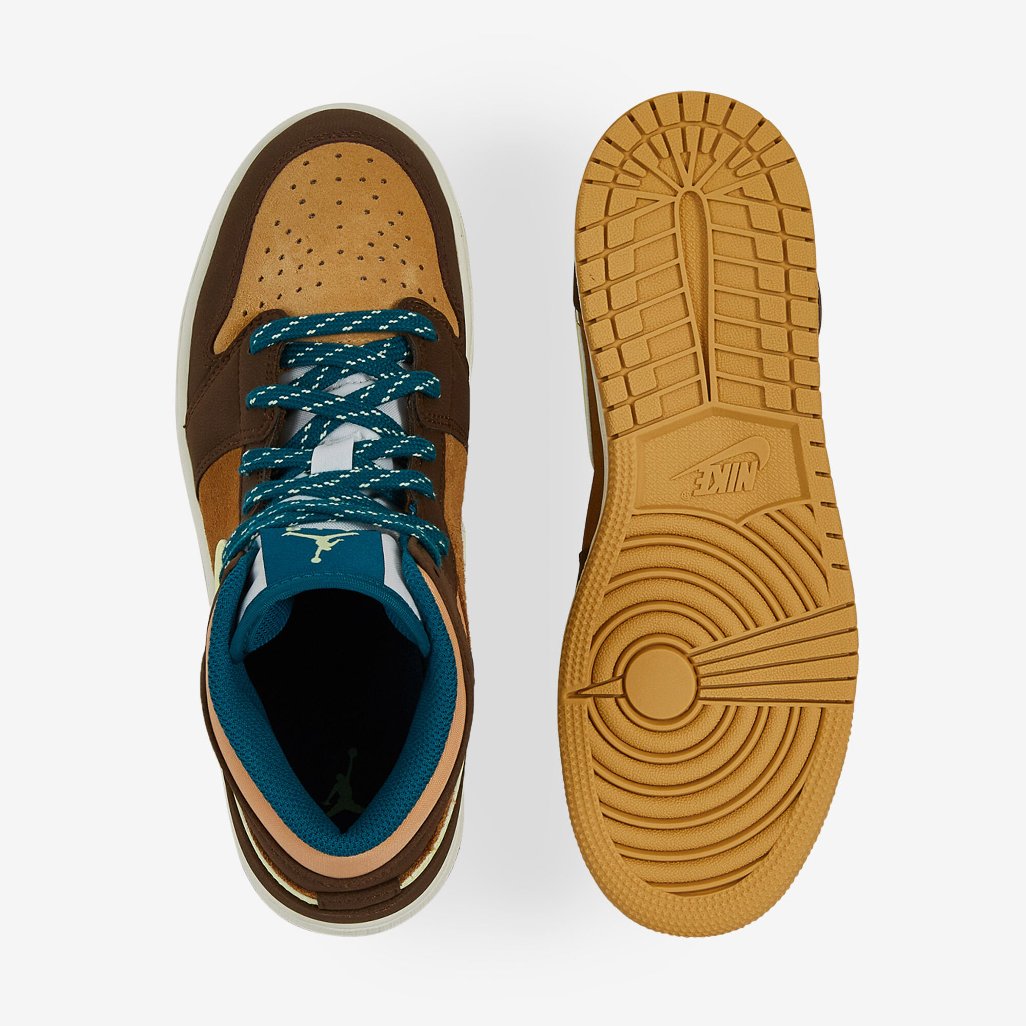 Jordan bleu jaune 2025 marron