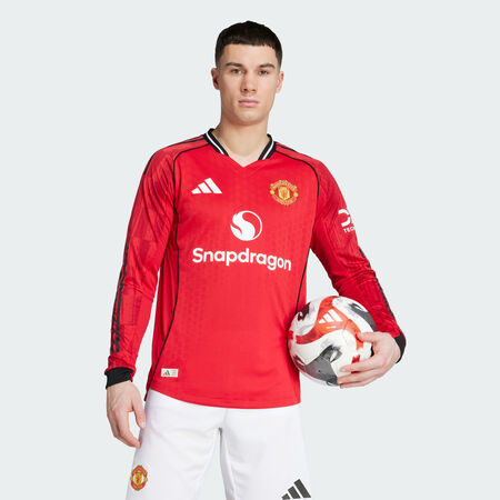 ADIDAS PERFORMANCE Maillot manches longues Domicile Manchester United 25/26 Authentique Mufc Red HOMME