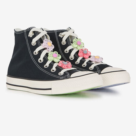 CONVERSE CHUCK TAYLOR HI NOIR/BLANC FEMME