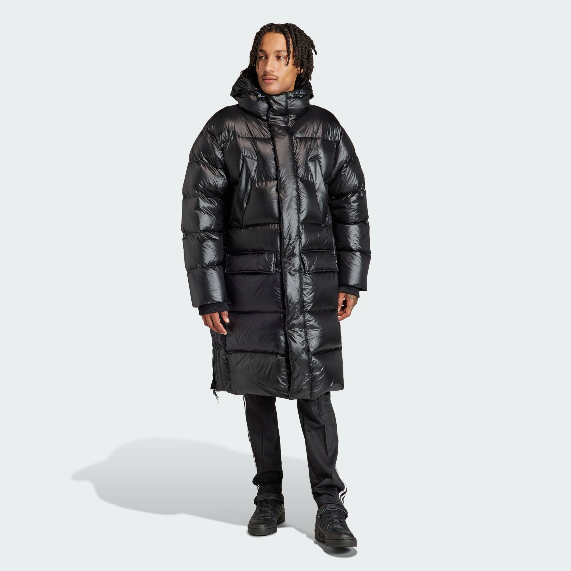 ADIDAS ORIGINALS Long Down Puffer Jacket Black JACKETS MEN Courir