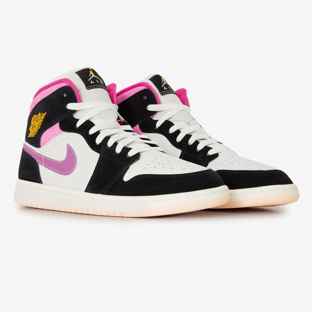 JORDAN air jordan 1 AIR JORDAN 1 MID BLACK/PINK MEN