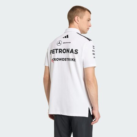 ADIDAS PERFORMANCE POLO MERCEDES - AMG PETRONAS FORMULA 1 TEAM ENGINEERS White HOMME