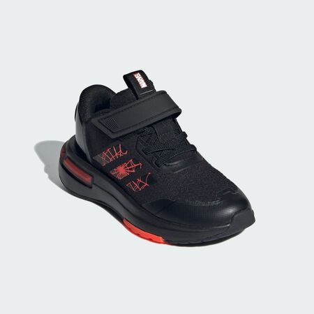 ADIDAS SPORTSWEAR Chaussure Marvel's Spider-Man Racer enfants Core Black / Solar Red / Core Black BÉBÉ