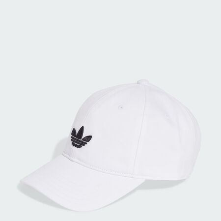 ADIDAS ORIGINALS Adicolor Classic Trefoil Baseball Cap White UNISEX