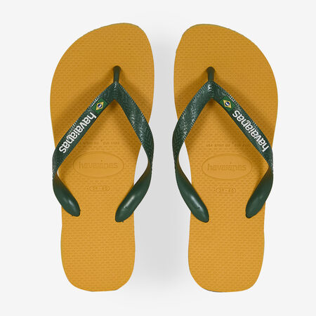 HAVAIANAS BRASIL LOGO JAUNE/VERT FEMME