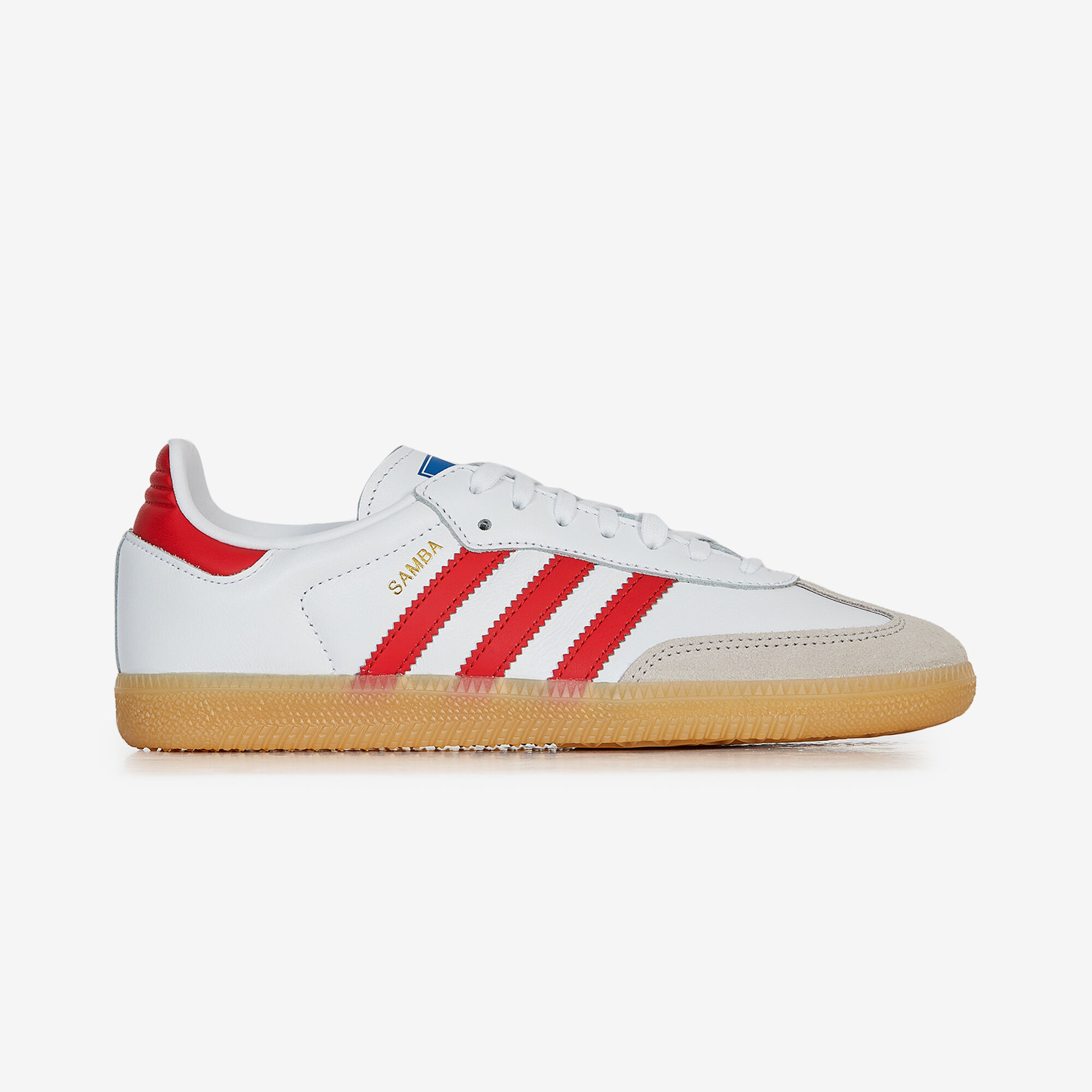 ADIDAS ORIGINALS SAMBA OG WHITE RED SNEAKERS KIDS Courir