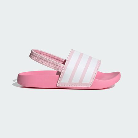 Adilette Estrap Slides Kids : Clear Pink / Cloud White / Bliss Pink