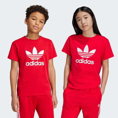 ADIDAS ORIGINALS T-shirt Trèfle Adicolor Enfants Better Scarlet CADET