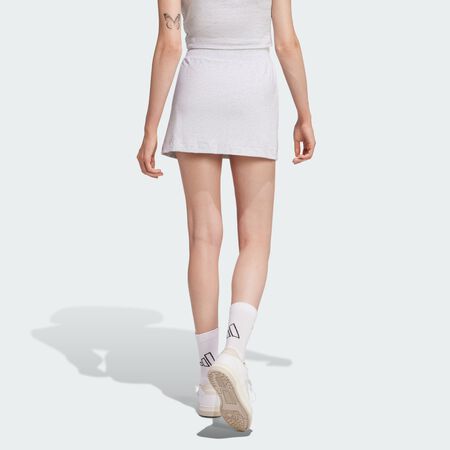 ADIDAS SPORTSWEAR Essentials Color-Pop Cotton Skort Light Grey Heather WOMEN