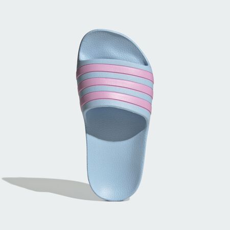 ADIDAS SPORTSWEAR Adilette Aqua Slides Kids Glow Blue / Bliss Lilac / Glow Blue TODDLERS