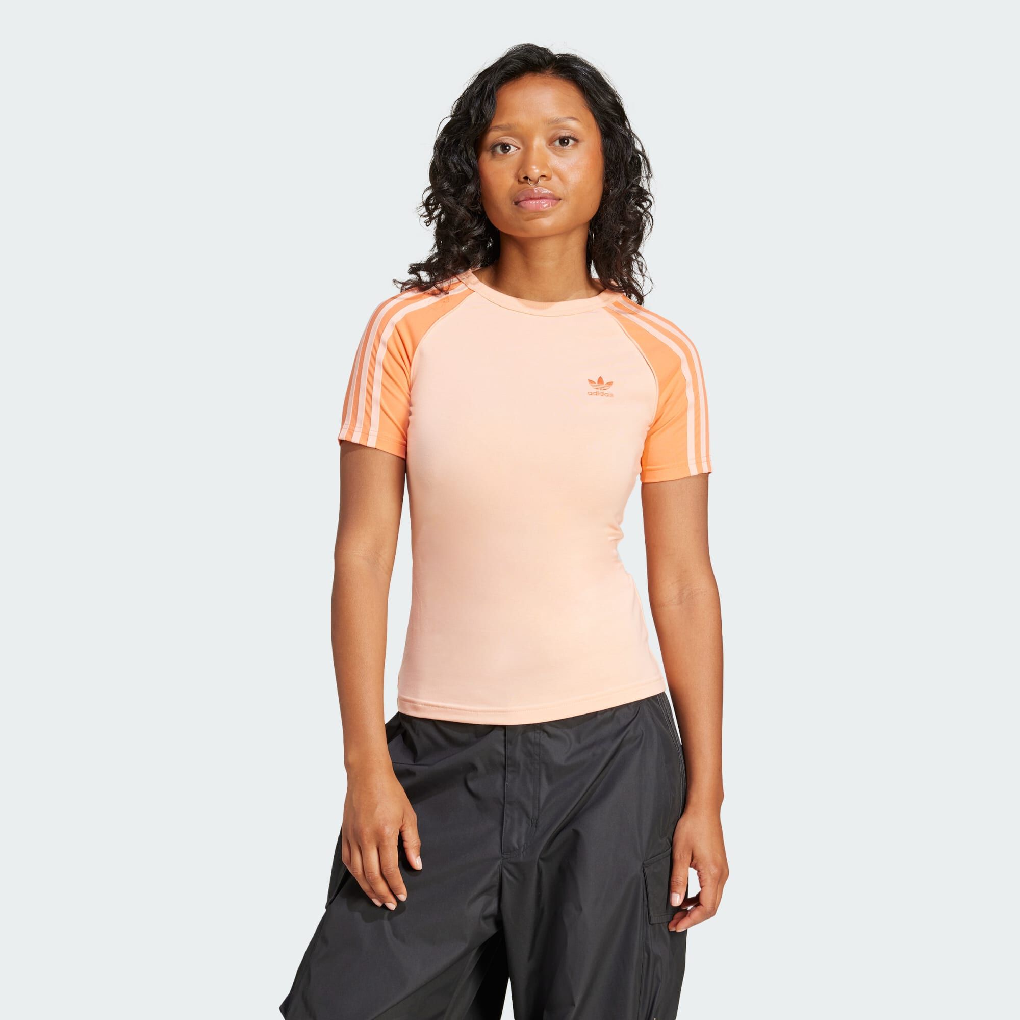 ADIDAS ORIGINALS T-shirt slim manches raglan 3 bandes