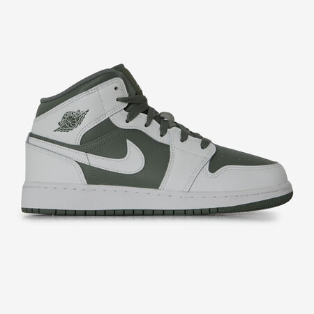 JORDAN air jordan 1 AIR JORDAN 1 MID BLANC/VERT JUNIOR