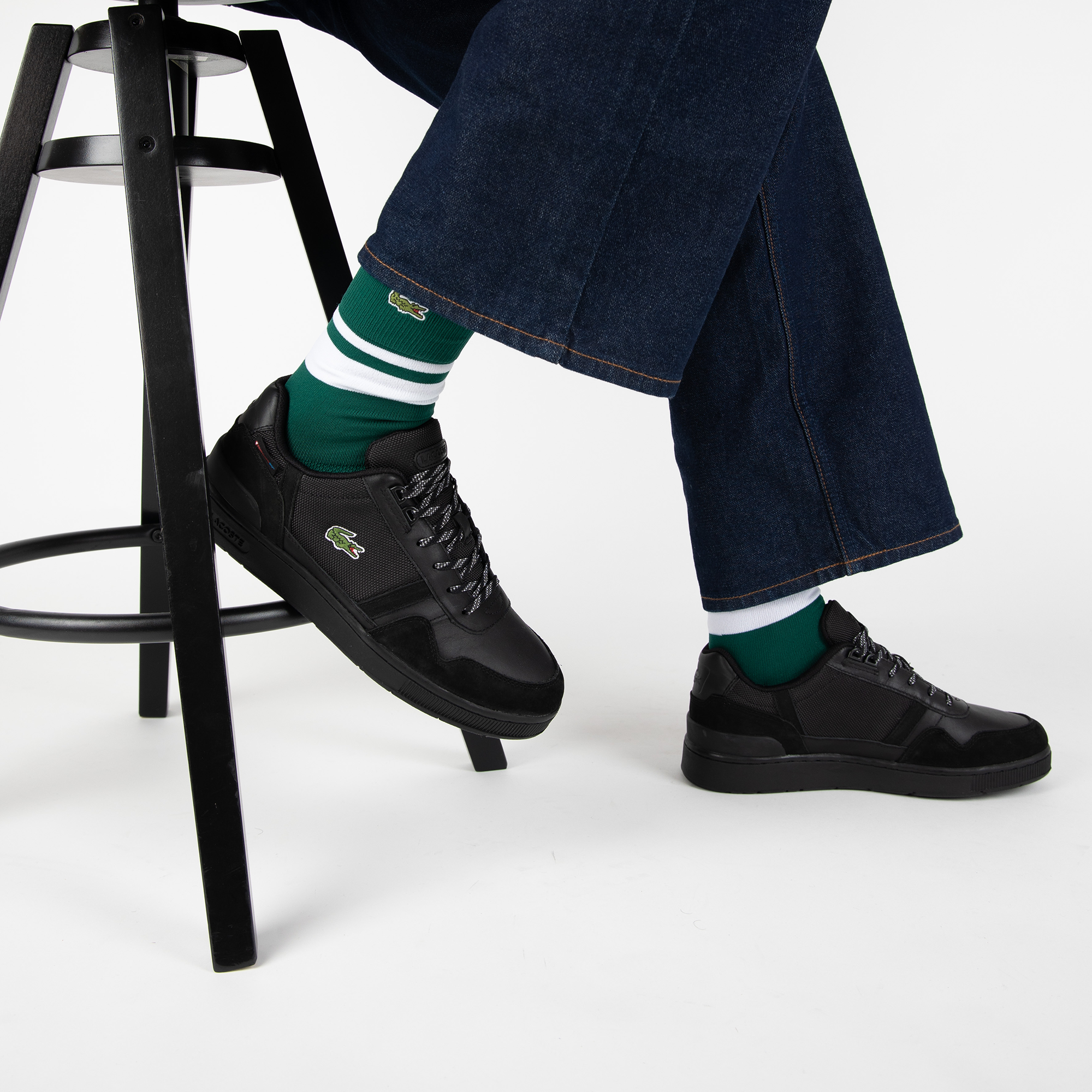 basket chaussette lacoste