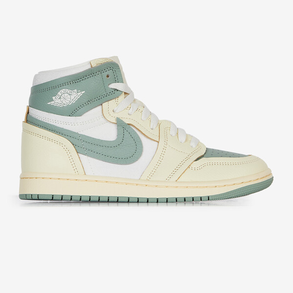 JORDAN AIR JORDAN HIGH MM SNEAKERS FEMME GRIS/VERT LACETS