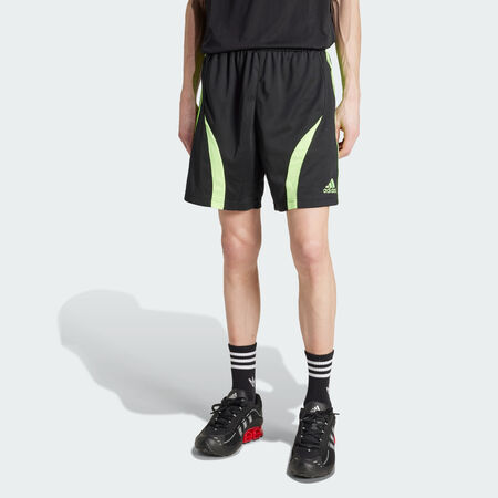 Shorts Teamgeist Adicolor : Black / Signal Green