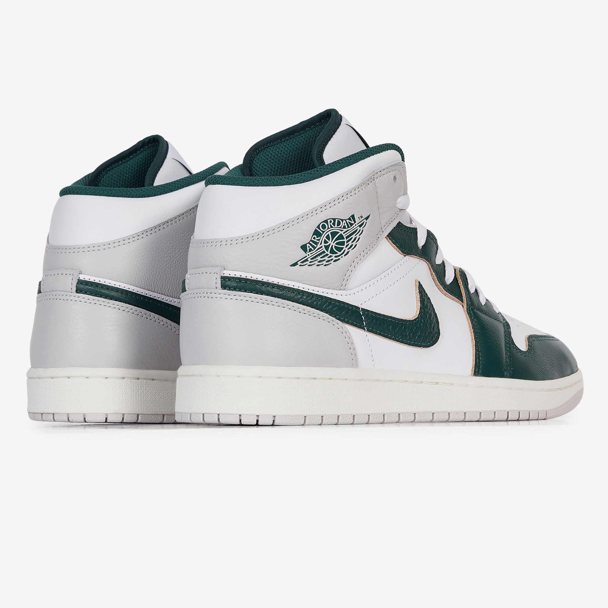 Air Jordan 1 Mid Se  Blanc/vert