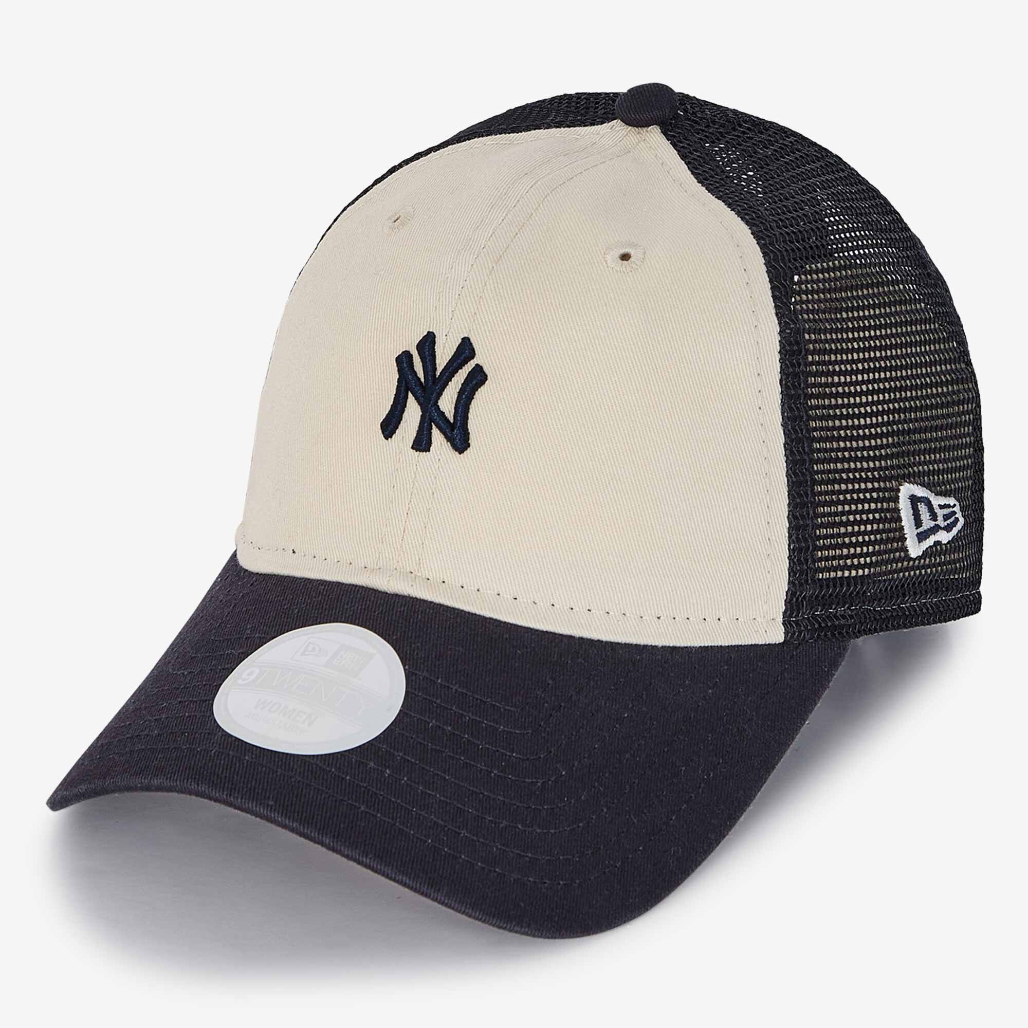 9twenty Trucker Women Ny Cb  Beige/marine