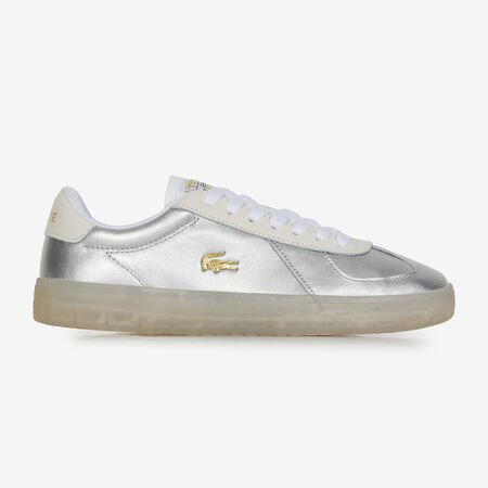 LACOSTE BASESHOT PRO ARGENT FEMME