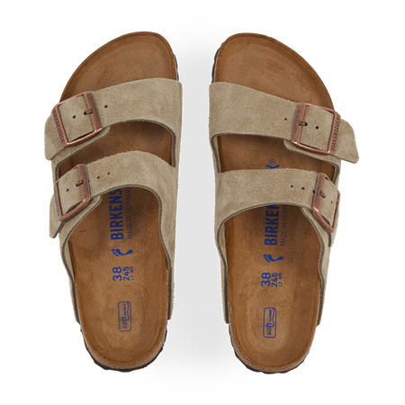 BIRKENSTOCK arizona ARIZONA SUEDE TAUPE TAUPE FEMME