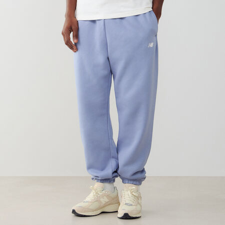 NEW BALANCE PANT JOGGER SMALL LOGO BLEU/BLANC HOMME