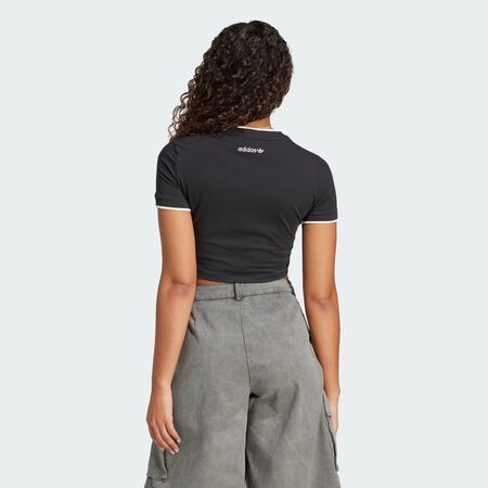 ADIDAS ORIGINALS adidas Sport Graphic Baby Tee Black WOMEN