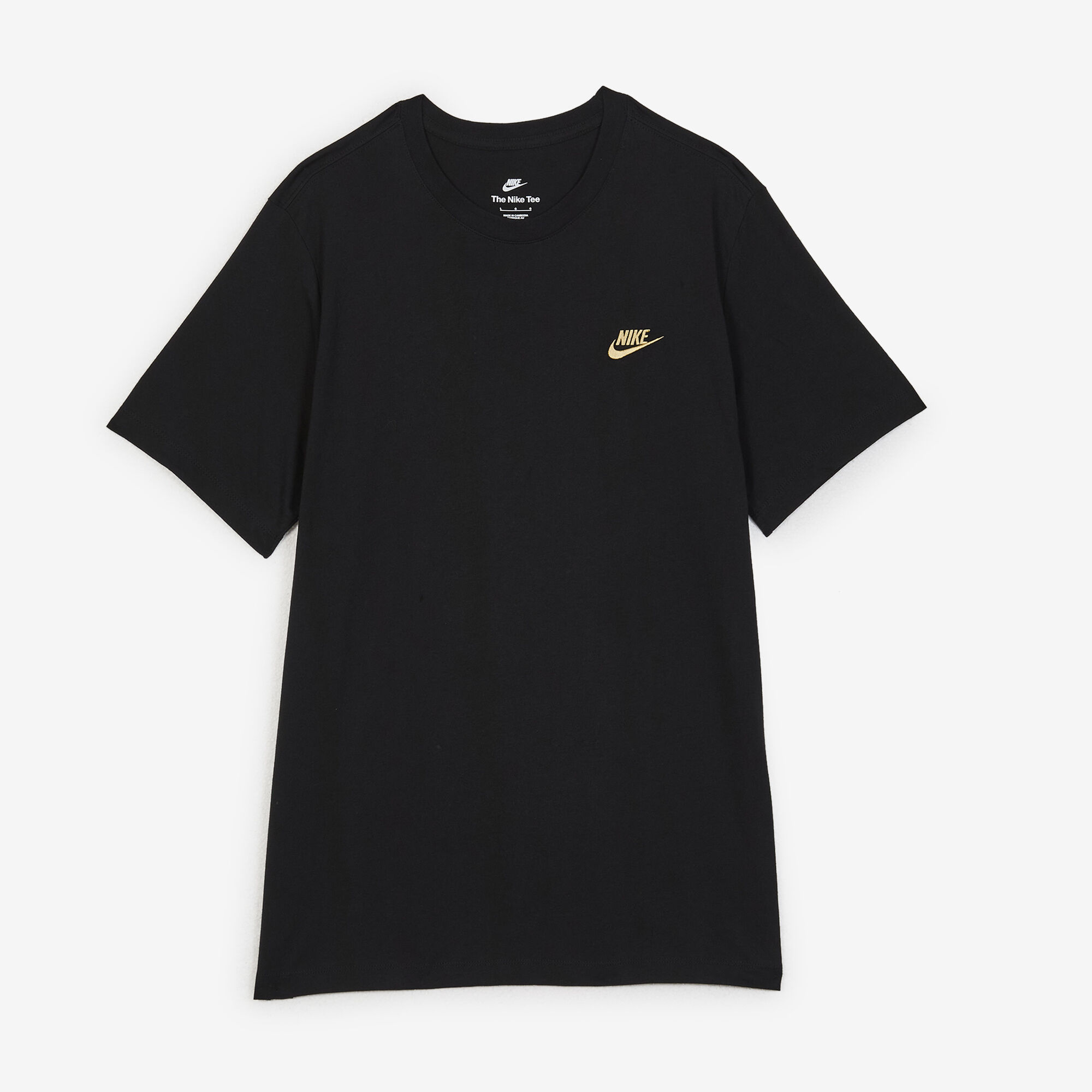 nike club tee black