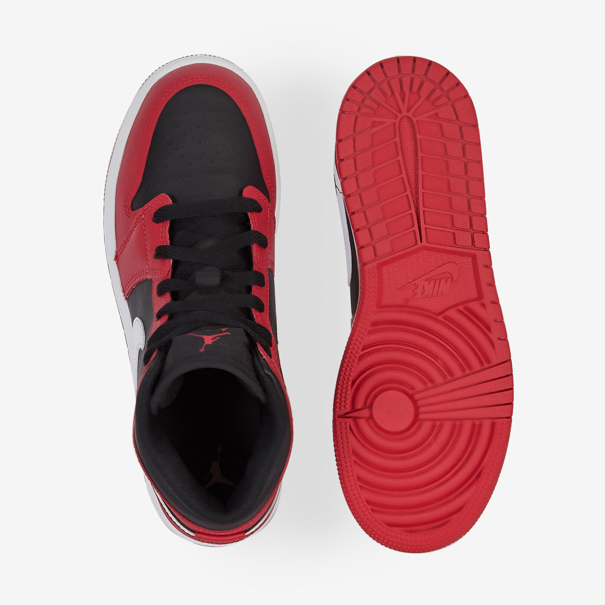 Air Jordan 1 Mid  Noir/rouge