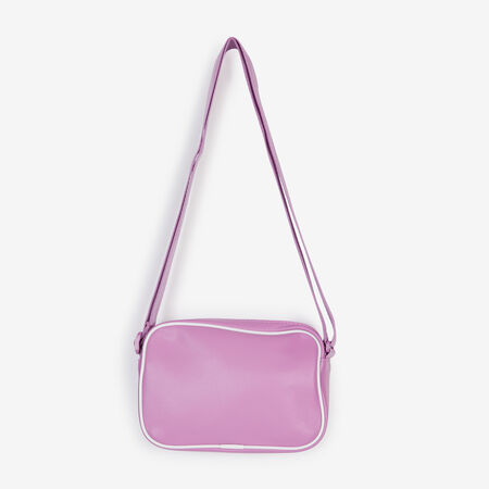 ADIDAS ORIGINALS SACOCHE CROSSBODY LOGO PU LILAS/BLANC MIXTE