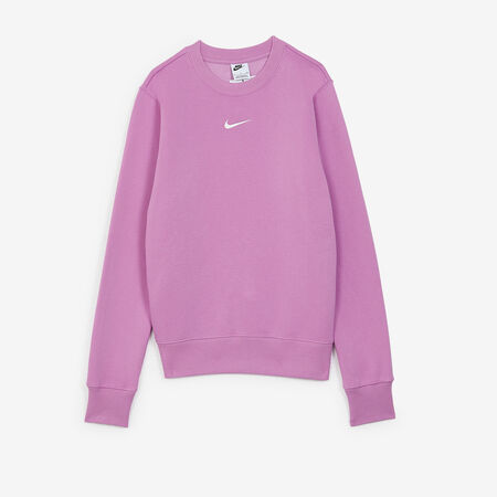 NIKE SWEAT CREW CLUB CENTERED LOGO ROSE FEMME