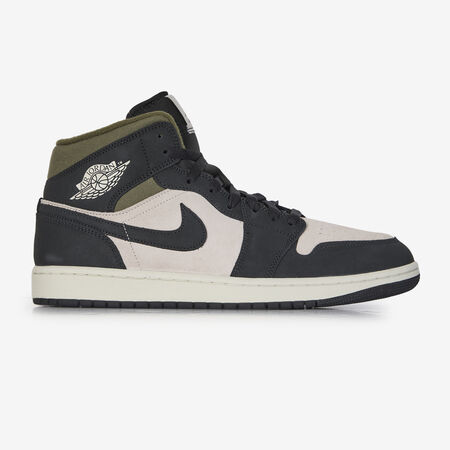 JORDAN AIR JORDAN 1 MID SE BLACK/KHAKI MEN
