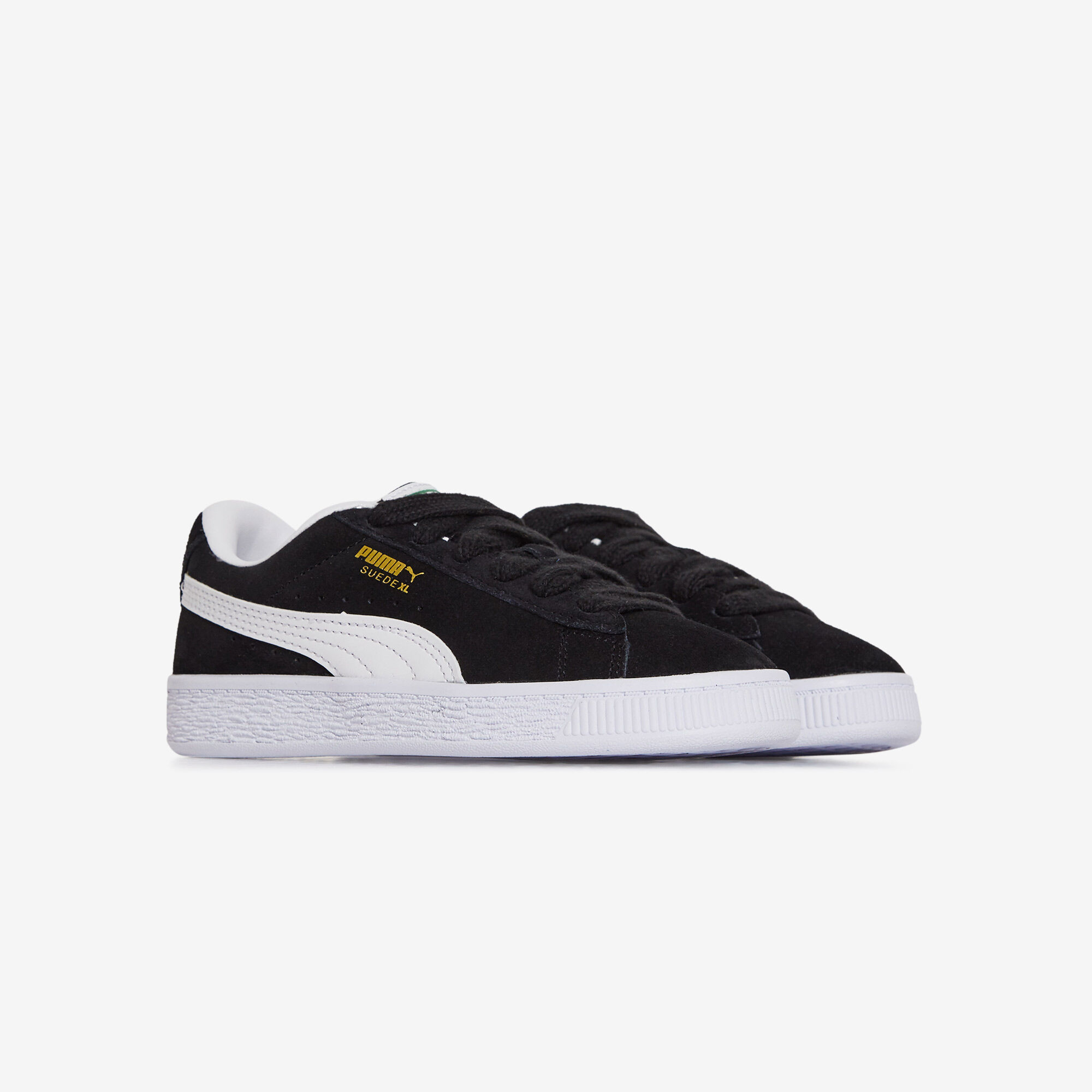 PUMA SUEDE XL BLACK WHITE SNEAKERS CHILDREN Courir