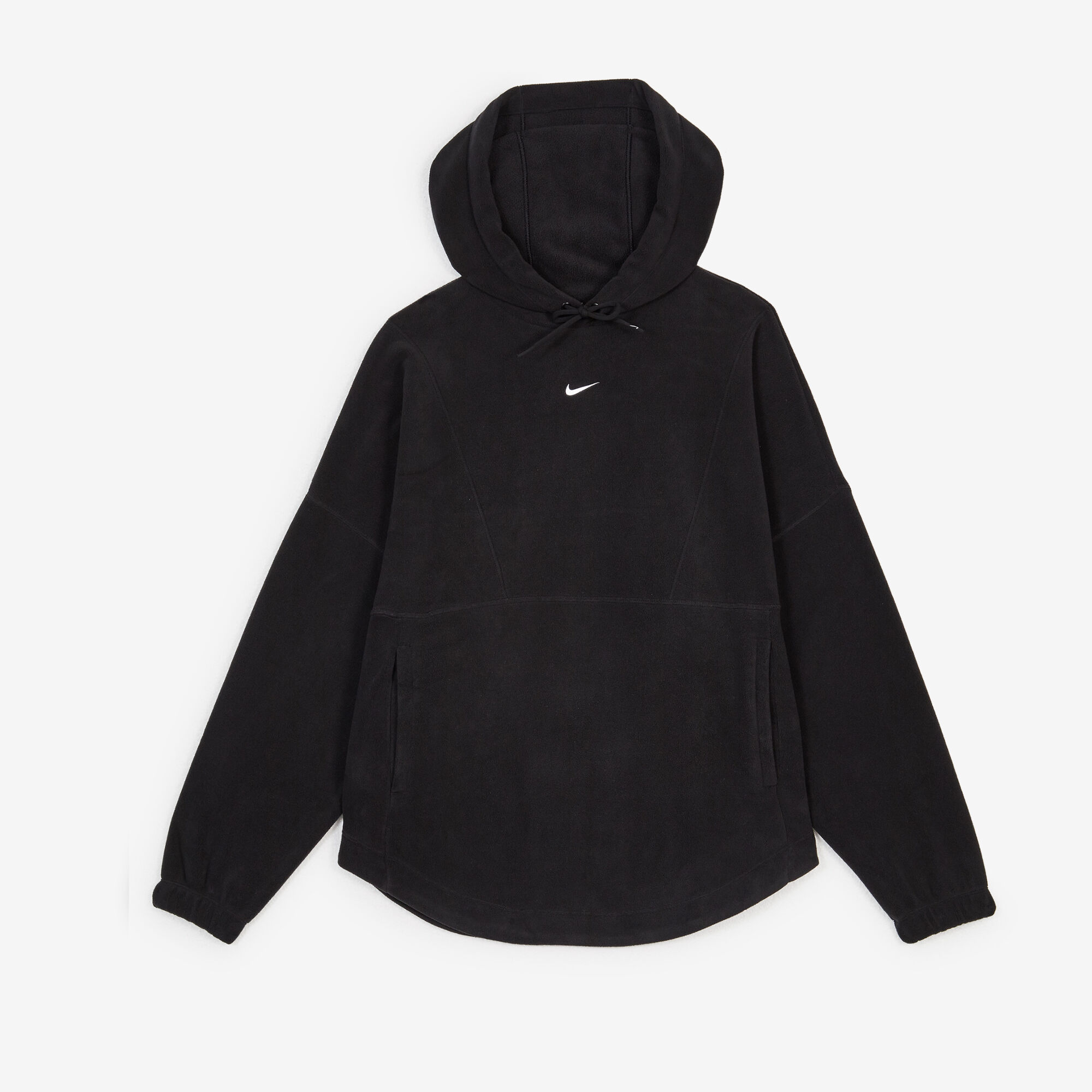 NIKE HOODIE HALF ZIP POLAR SWEAT FEMME NOIR BLANC Courir
