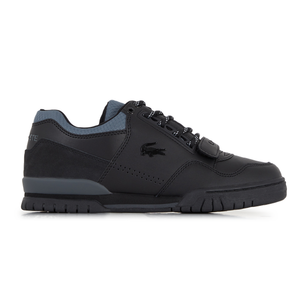 Black lacoste shoes men sales