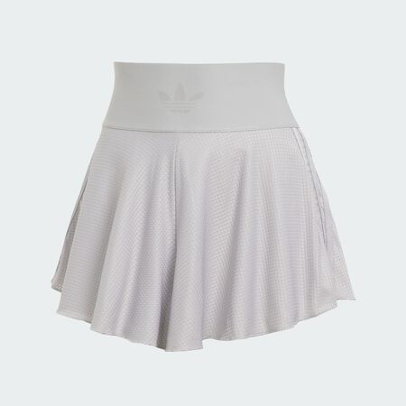 ADIDAS ORIGINALS Waistband Mesh Shorts Grey Two WOMEN