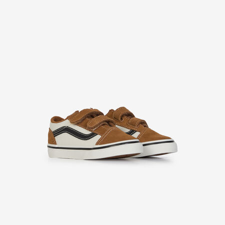 VANS OLD SKOOL V MARRON/BEIGE BÉBÉ