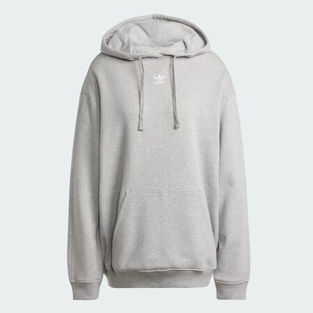 ADIDAS ORIGINALS Essentials Loose French Terry Hoodie Medium Grey Heather WOMEN
