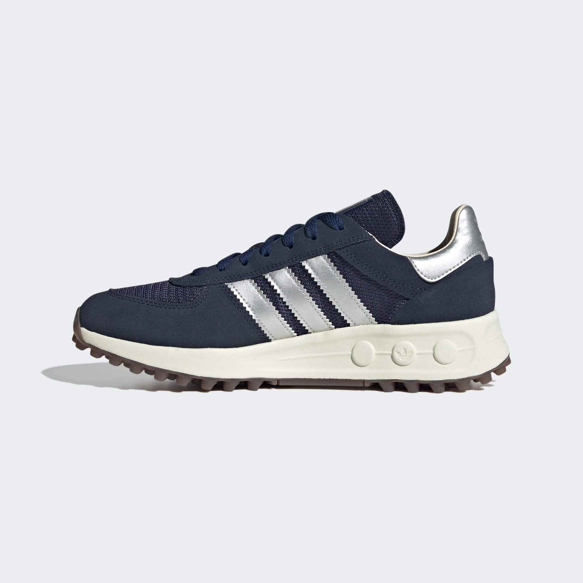 Mens adidas la trainers black discount