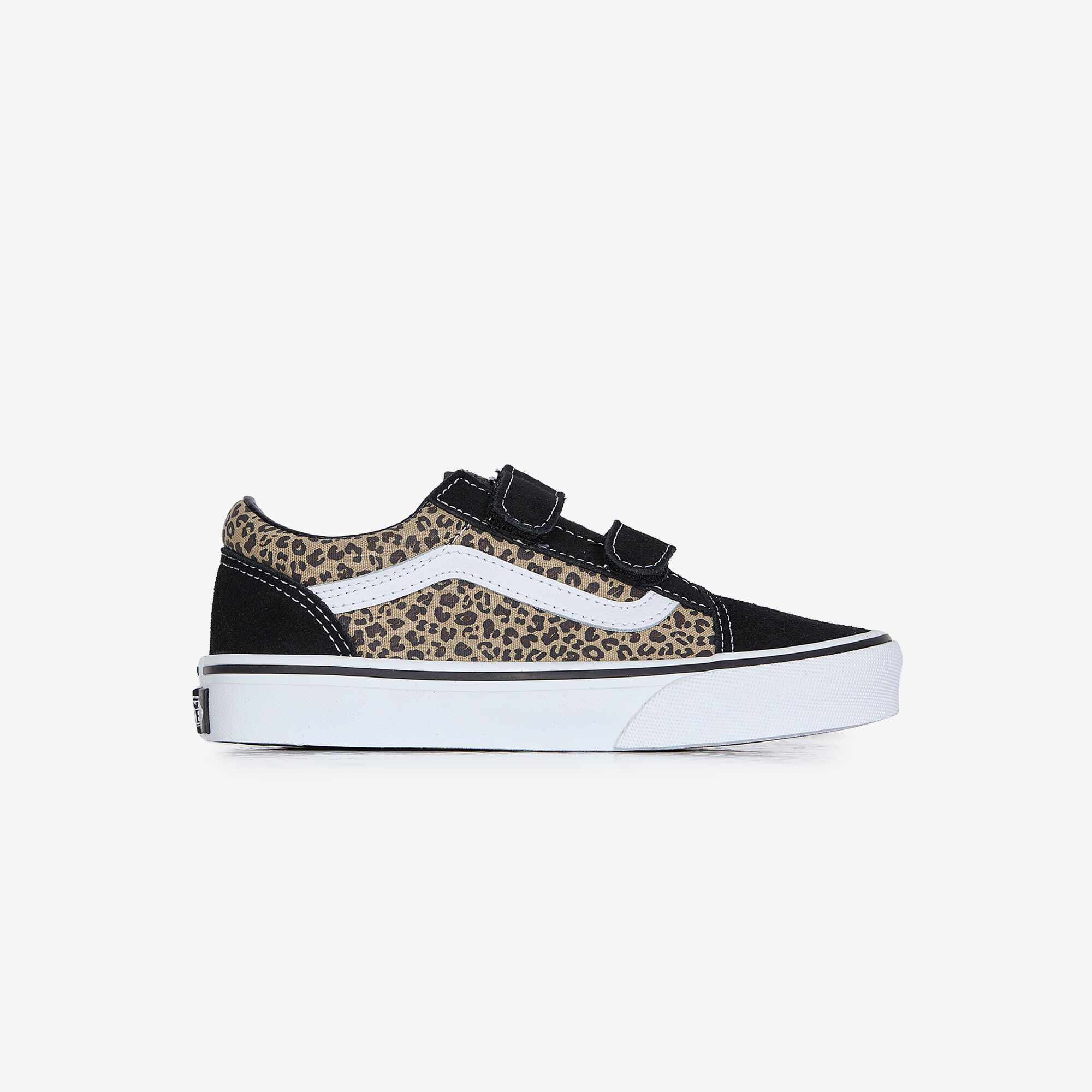 Old Skool V Noir/leopard - Enfant -