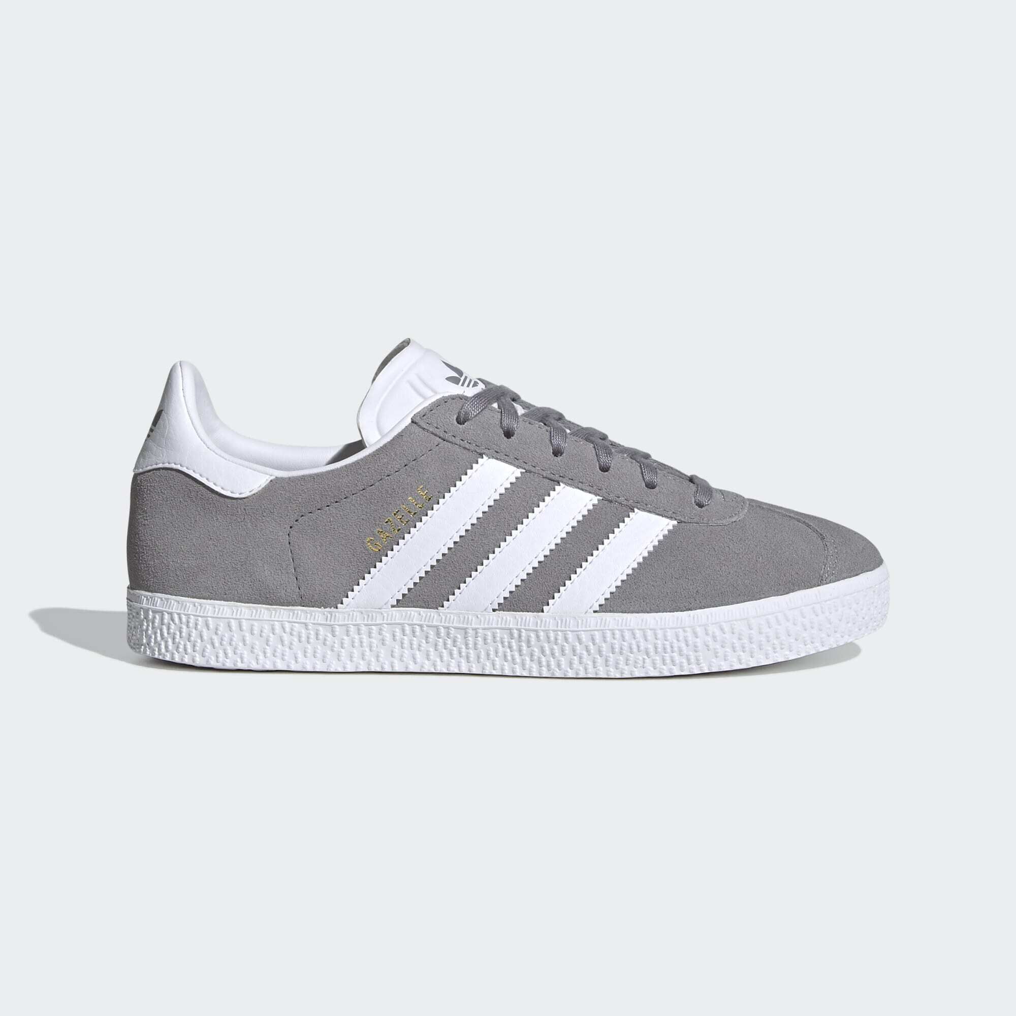 ADIDAS ORIGINALS Gazelle Shoes Grey Three Cloud White Gold Metallic SNEAKERS KIDS Courir