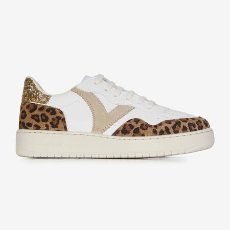 VICTORIA MADRID CHEETAH WHITE/BEIGE WOMEN