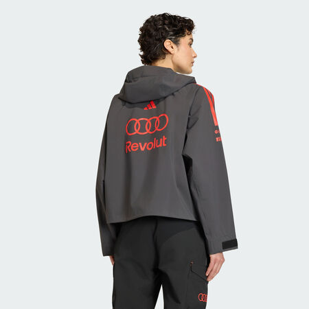 ADIDAS PERFORMANCE VESTE DE PLUIE AUDI REVOLUT F1 TEAM MECHANICS Utility Black / Hi-Res Red FEMME