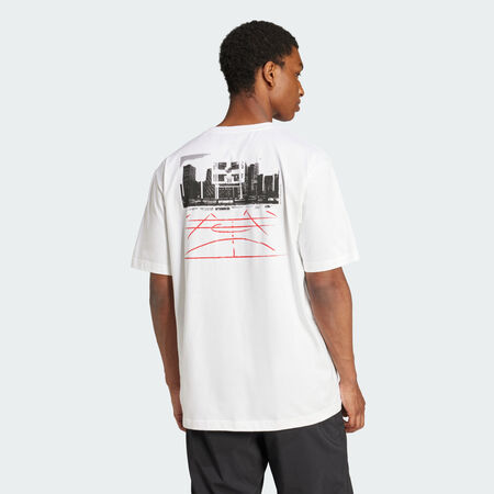ADIDAS SPORTSWEAR Codes Photoreal Graphic Tee White MEN