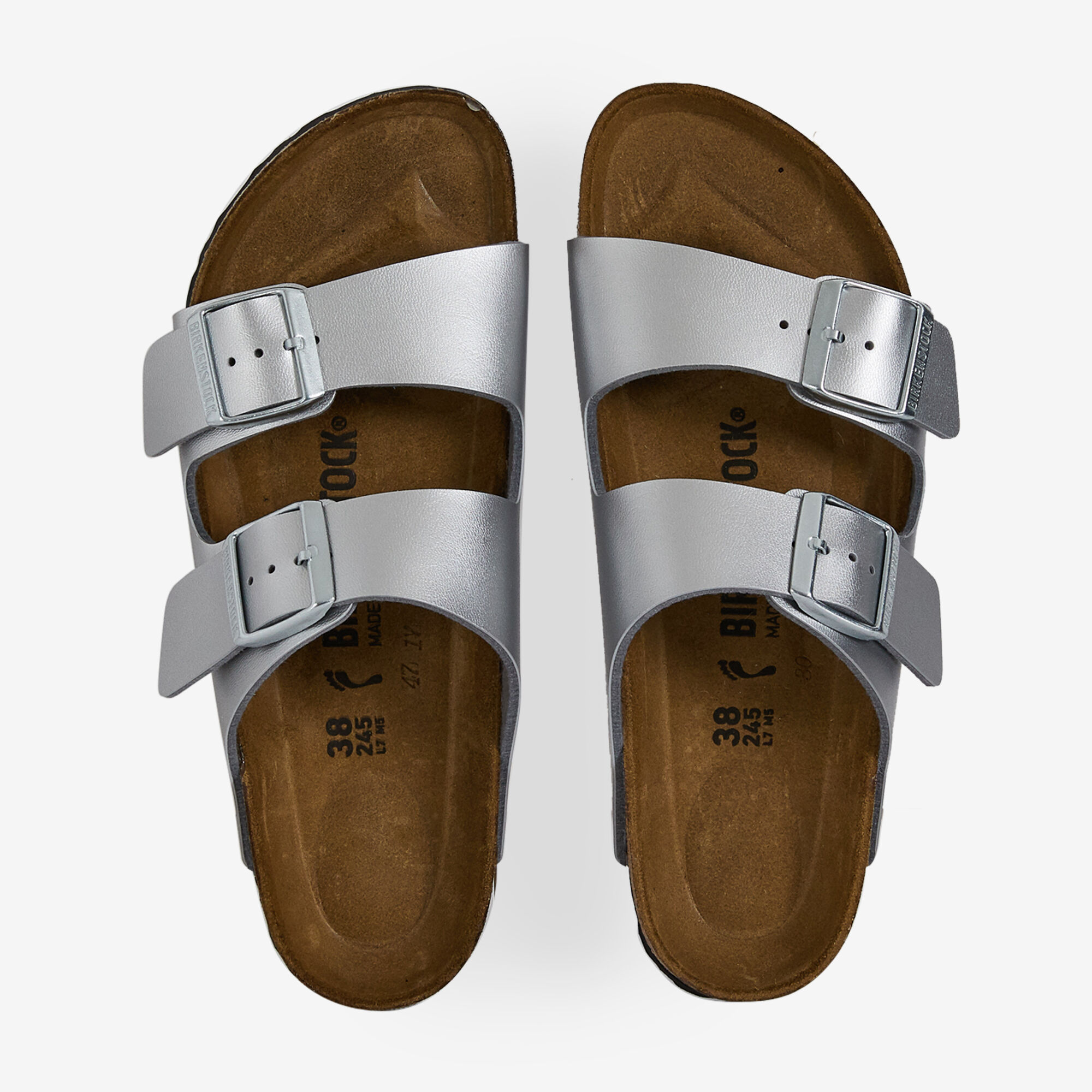 Birkenstock argent top femme