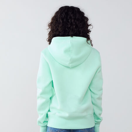 NIKE HOODIE CLUB CENTERED LOGO VERT FEMME