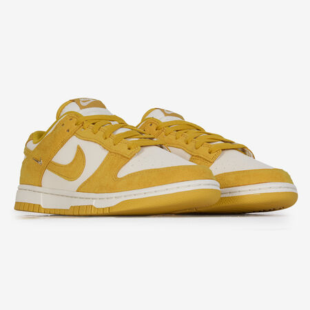 NIKE DUNK LOW SUEDE JAUNE/BEIGE HOMME