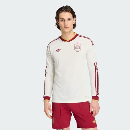 ADIDAS PERFORMANCE Maillot manches longues Ext&eacute;rieur Espagne 26 Authentique Off White HOMME