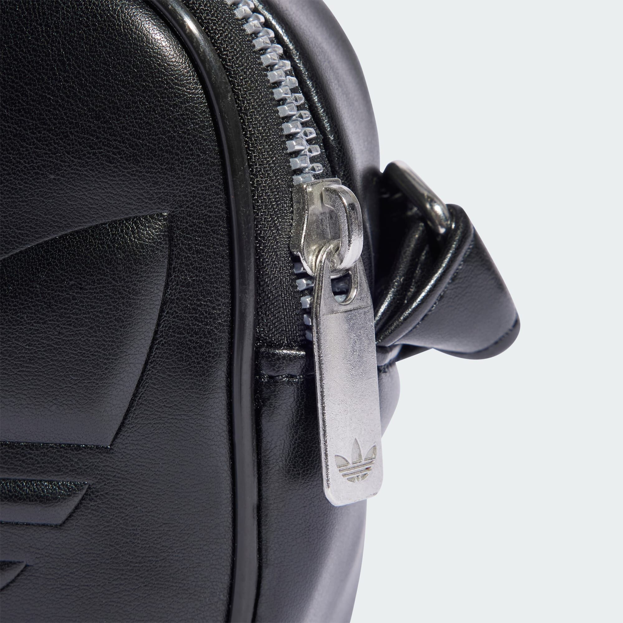 POLYURETHANE EMBOSSED TREFOIL MINI AIRLINER BAG