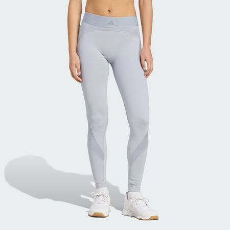 ADIDAS ORIGINALS Legging long Hyperglam Shine Halo Silver / Grey FEMME